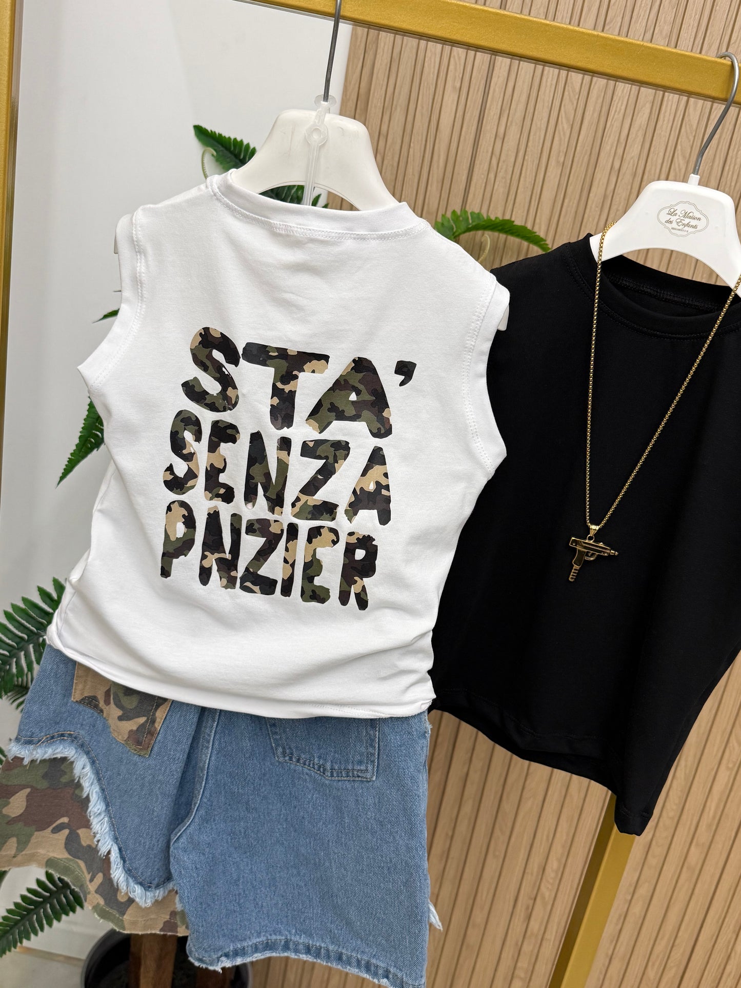 Canotta Milit Sta Senza pnzier