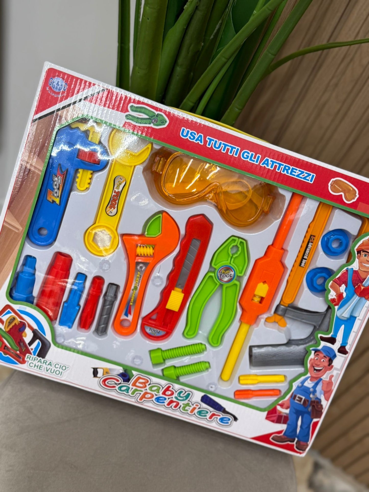 Attrezzi colors giocattolo