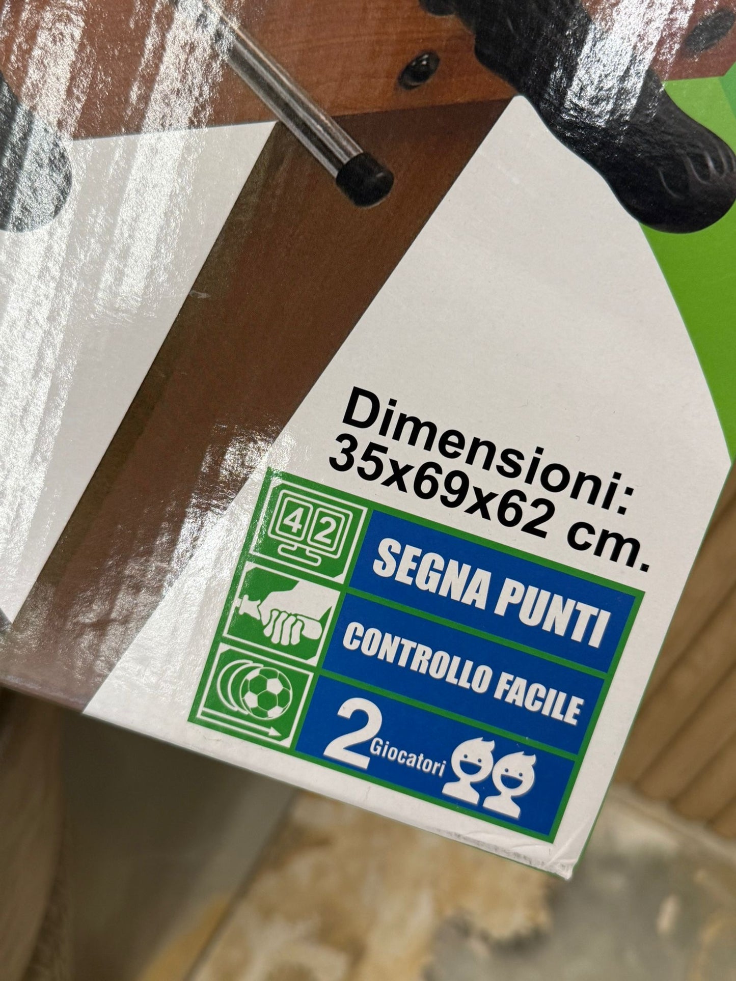 Calciobalilla in legno