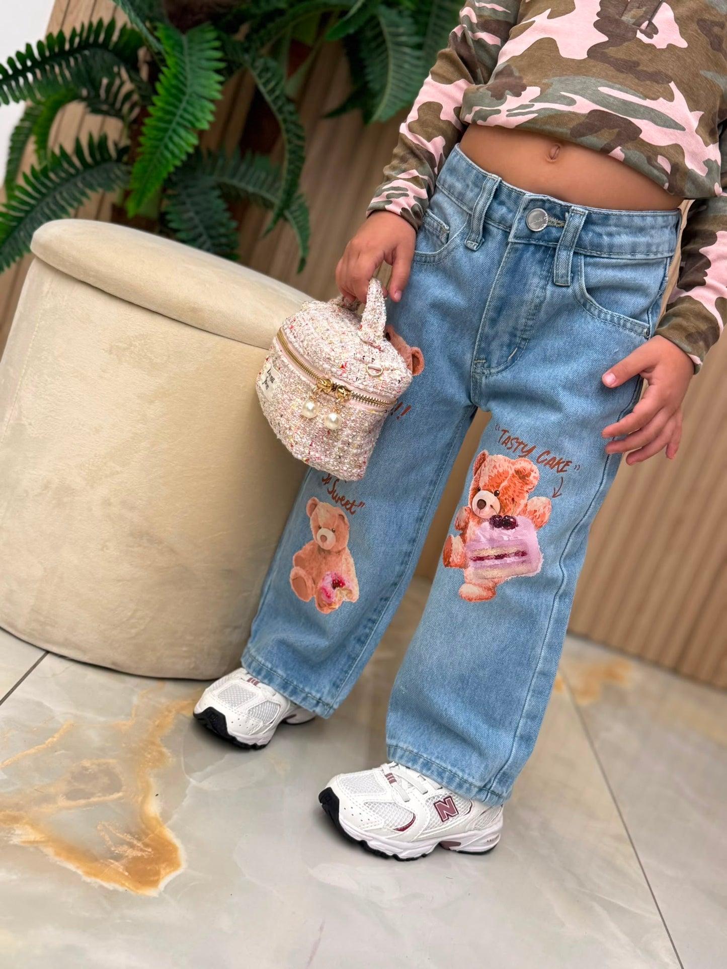 Jeans teddy cake