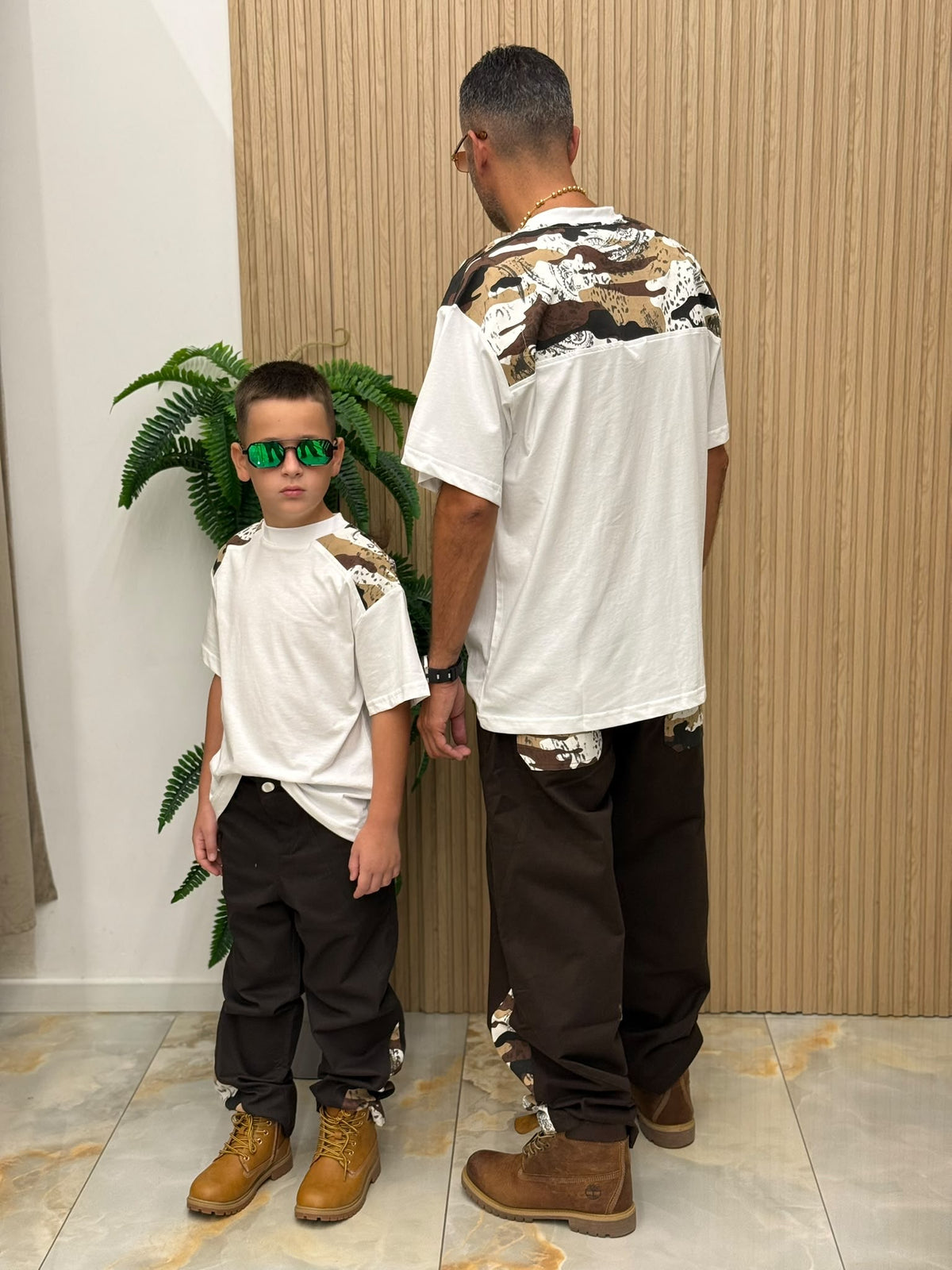 Coordinato #Reset 2.0 brown figlio
