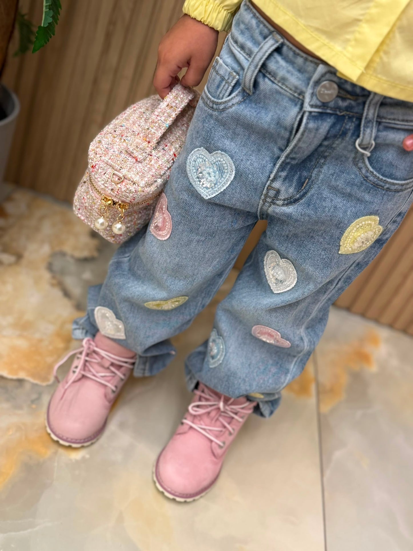 Jeans heart colore