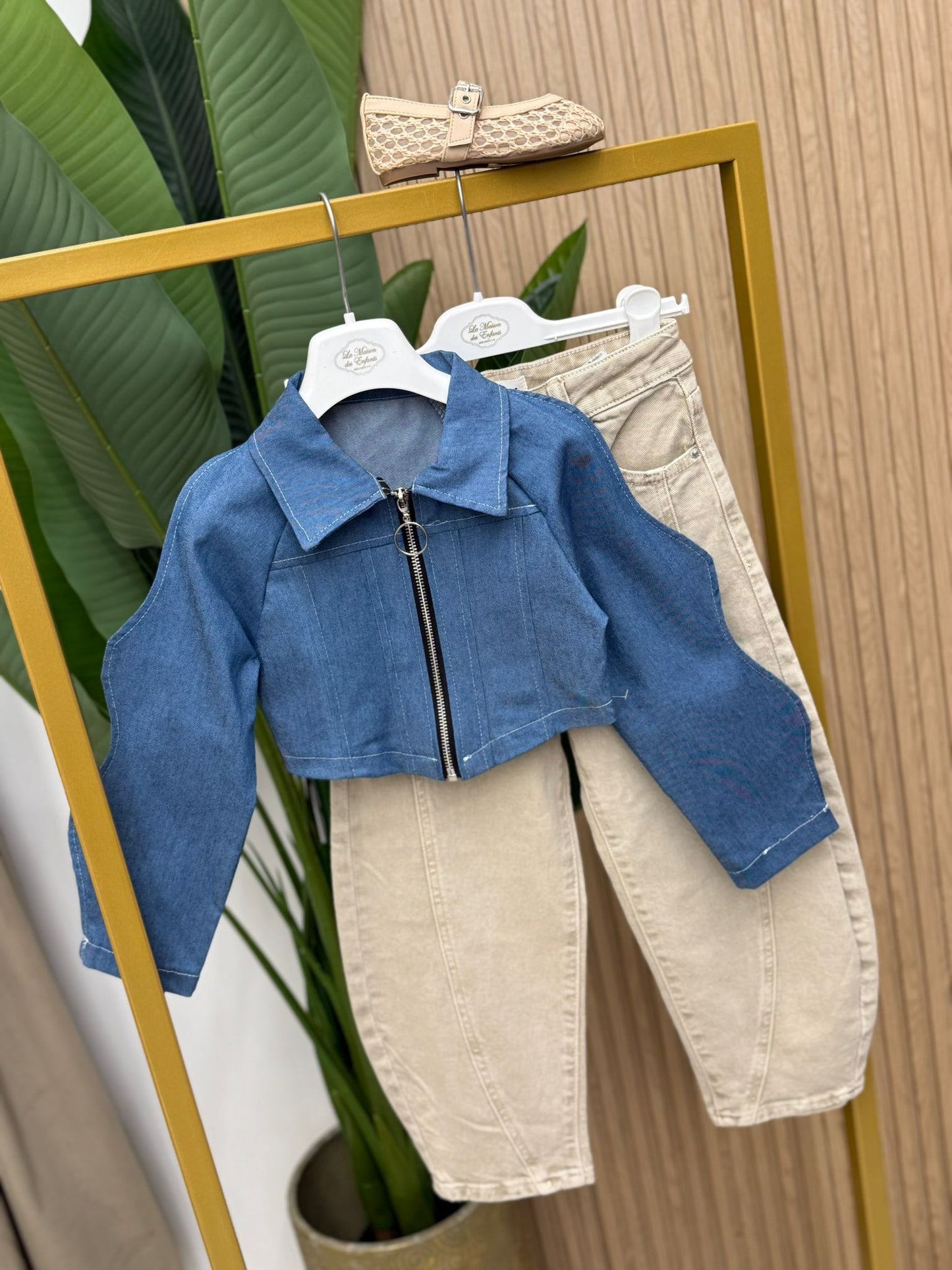 Jacket Onda crop