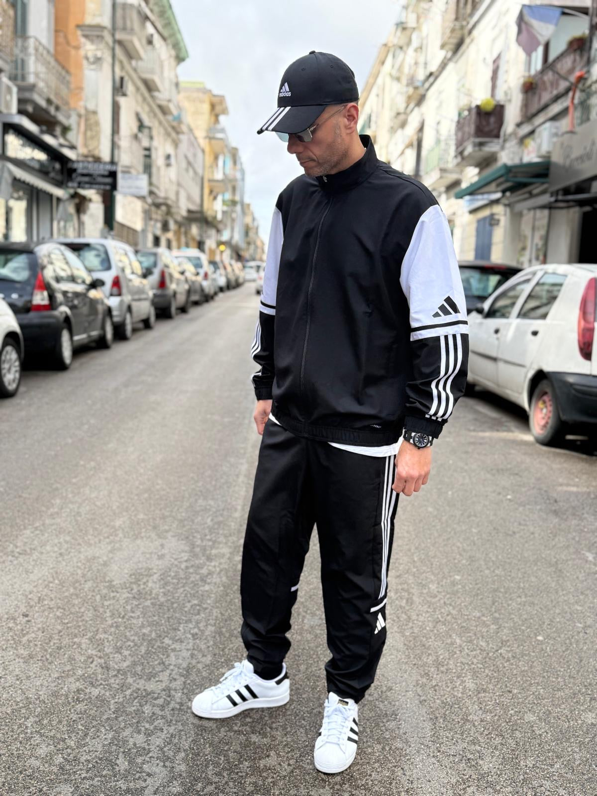 Tuta adidas Noir Blanc