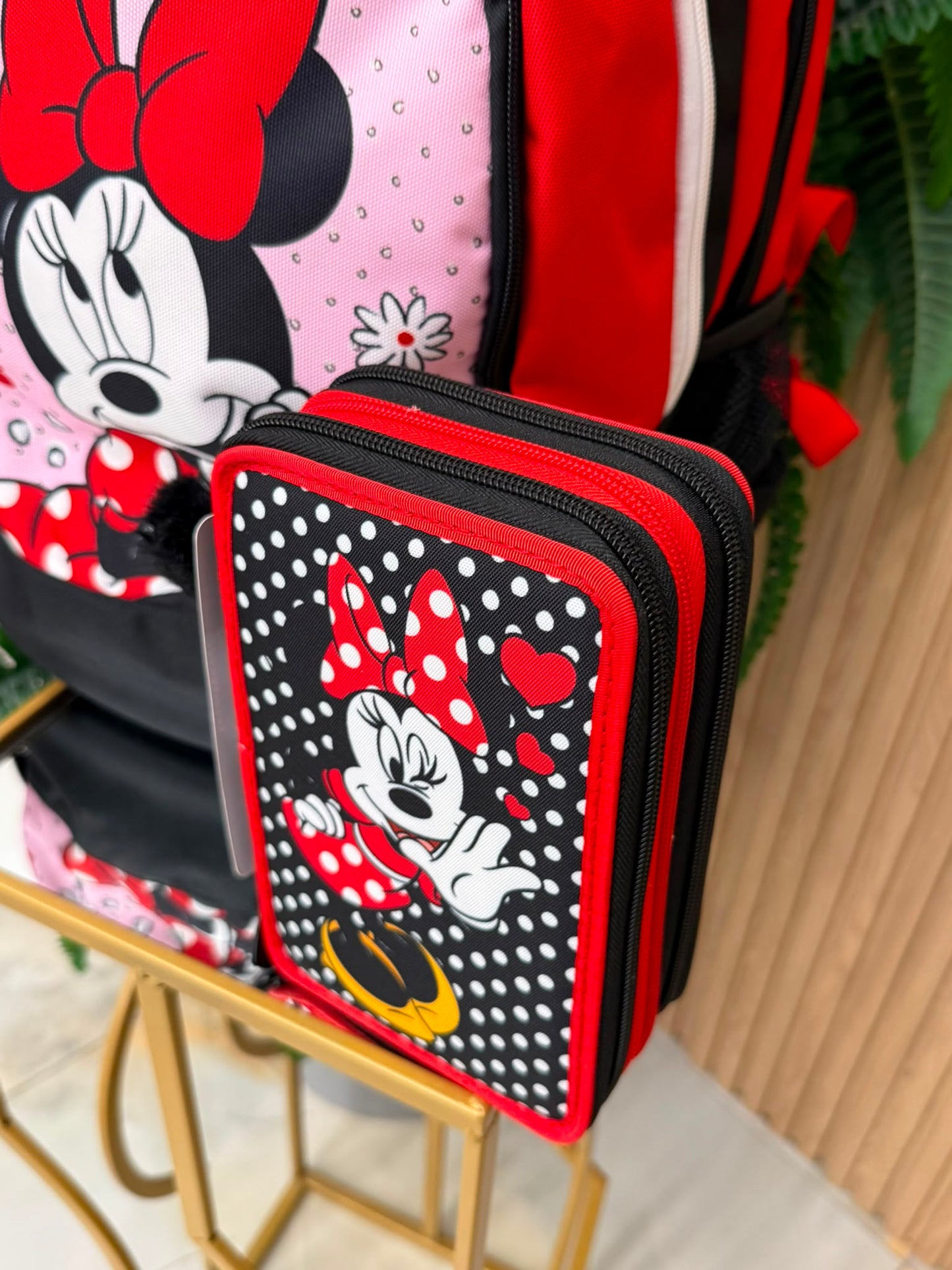 Zaino Minnie Red black pois
