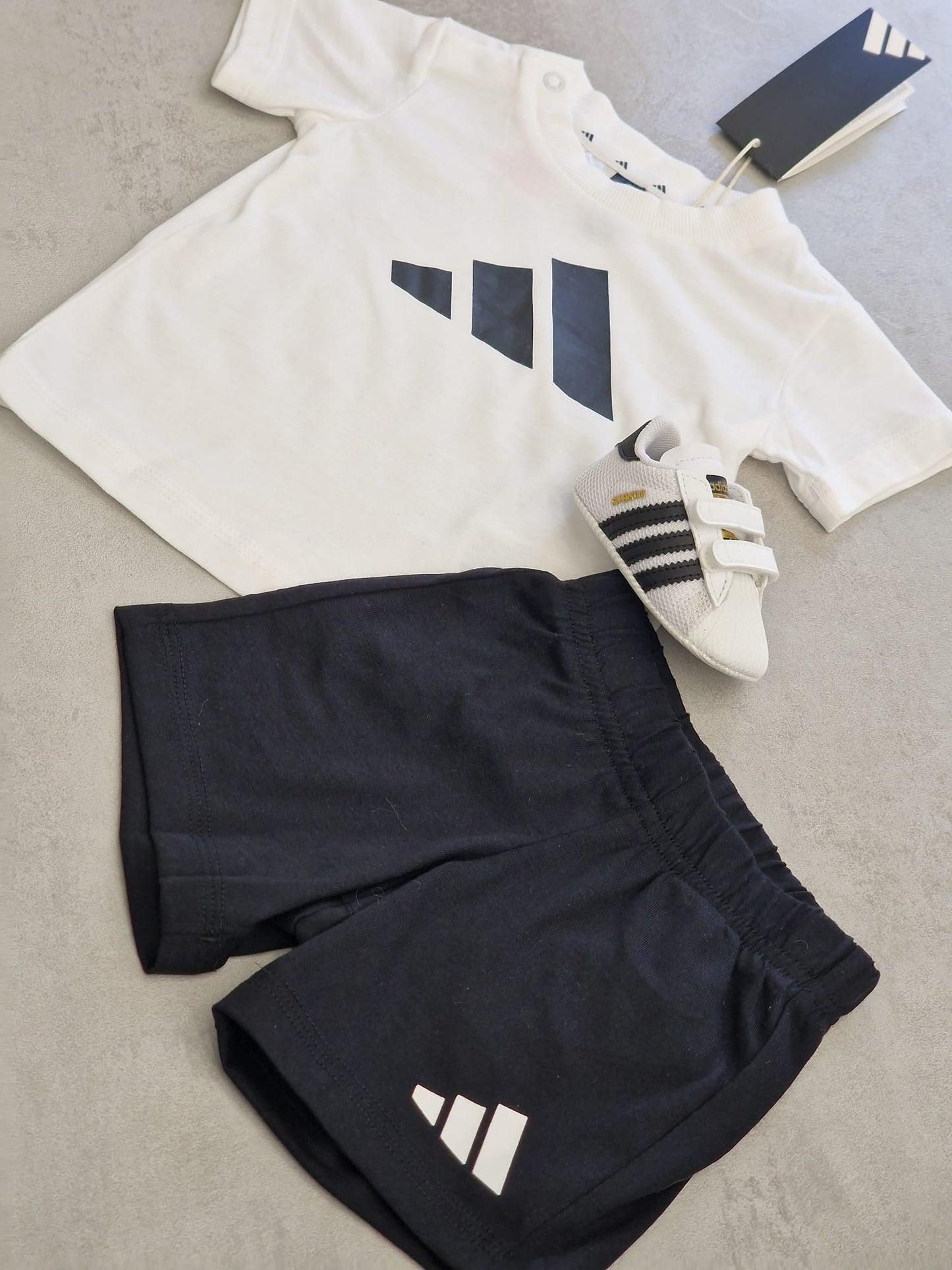 Coordinato Adidas Blanc Noir