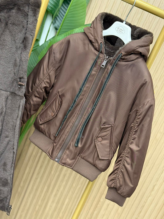 Jacket Reversible chocolate