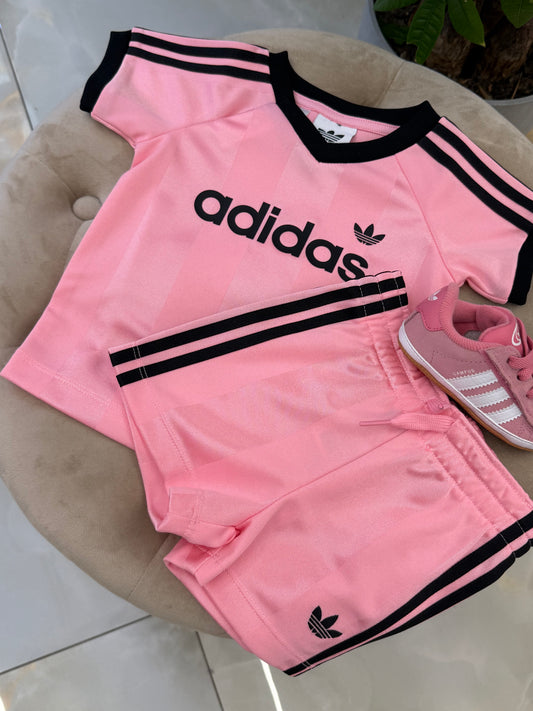 Completo Adidas Fluo Pink