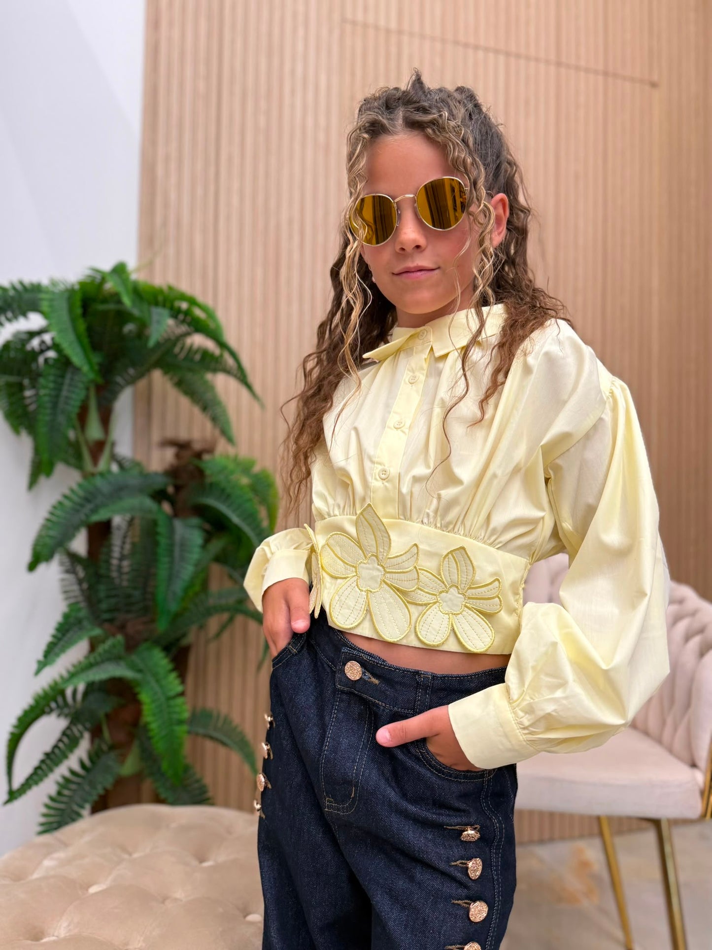 Camicia crop Penelope