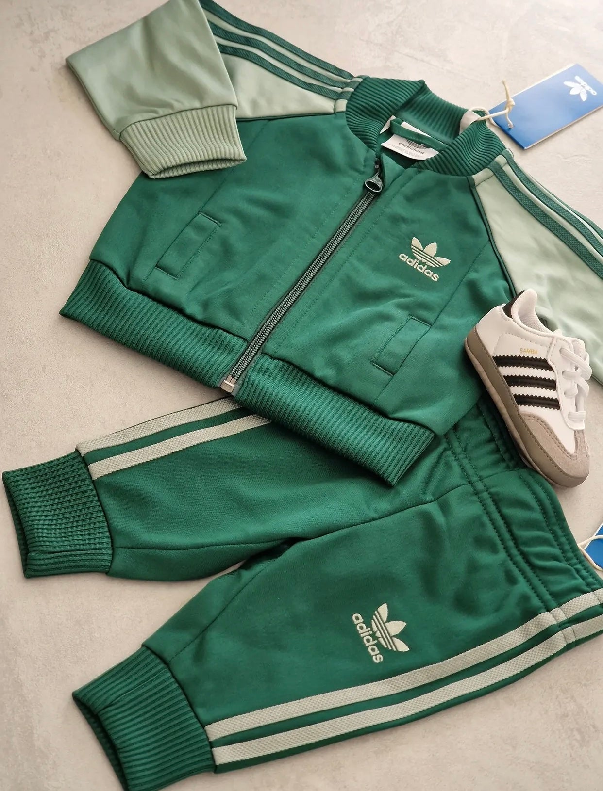 Tuta Adidas Green Top
