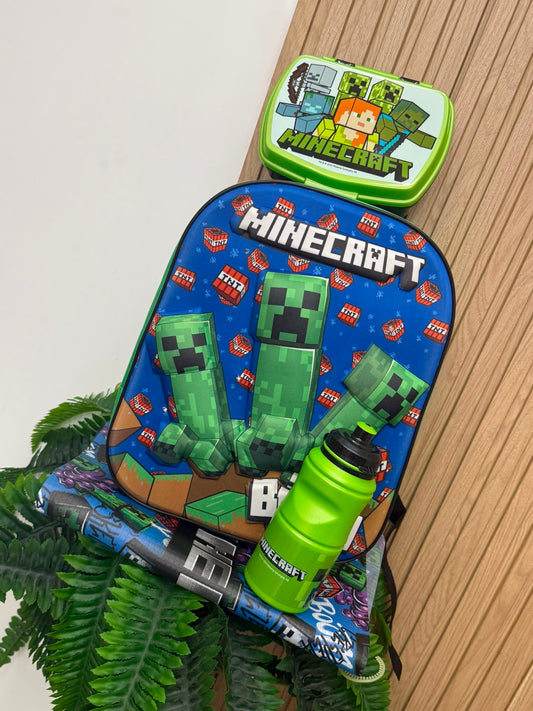 Set Zainetto Minecraft led