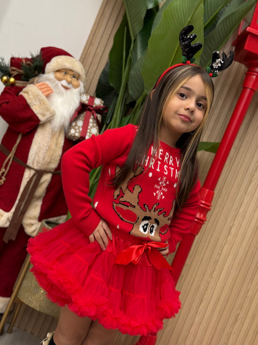 Maglioncino Renna Red