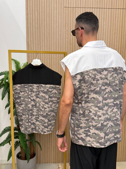 Camicia smanicata Militare