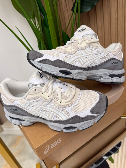 Asics gel cream white
