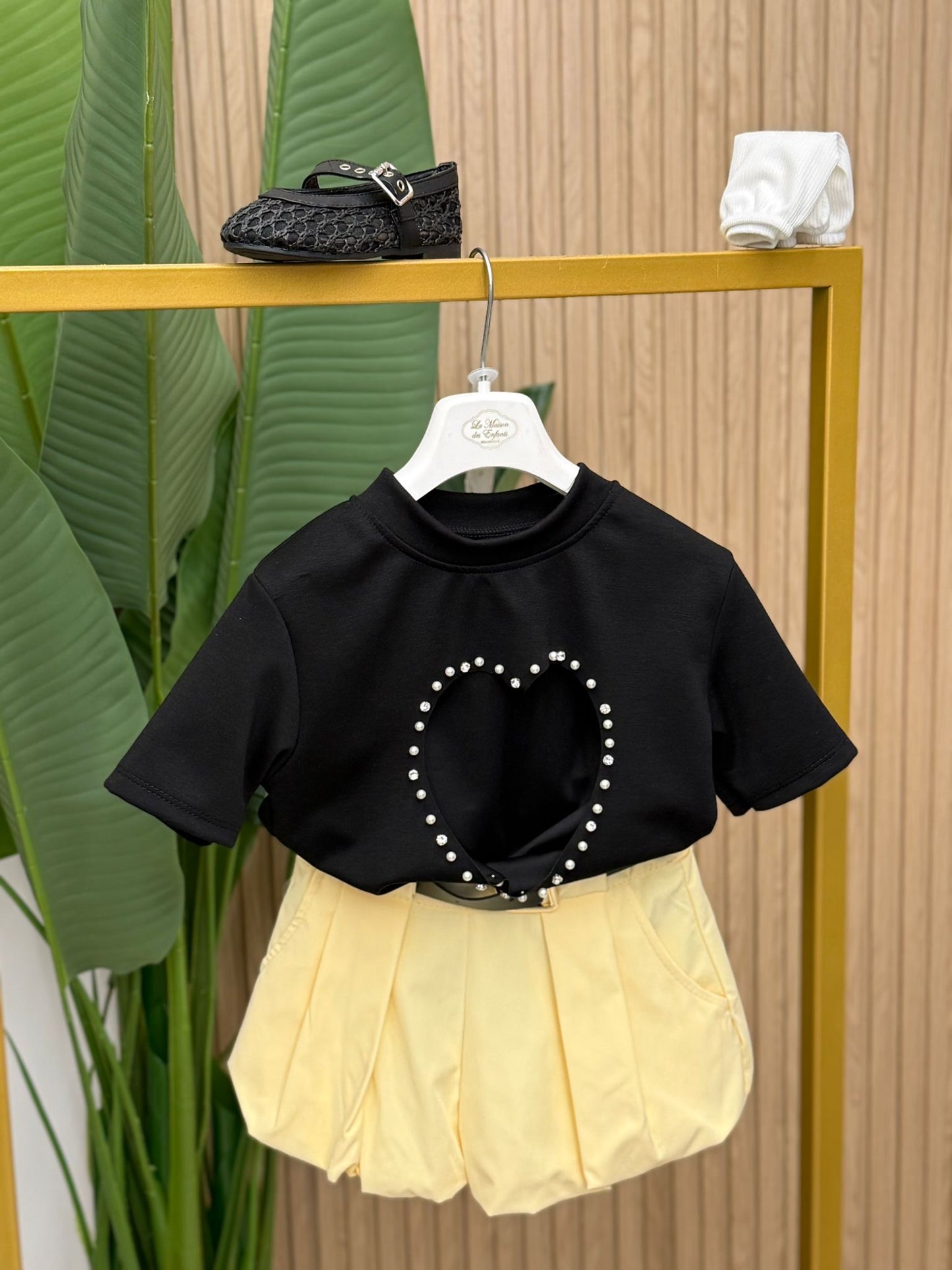 Maglia Sun Heart Noir