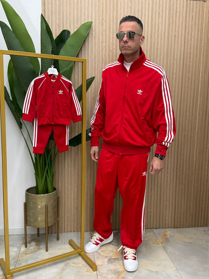 Completo Adidas Firebird Red