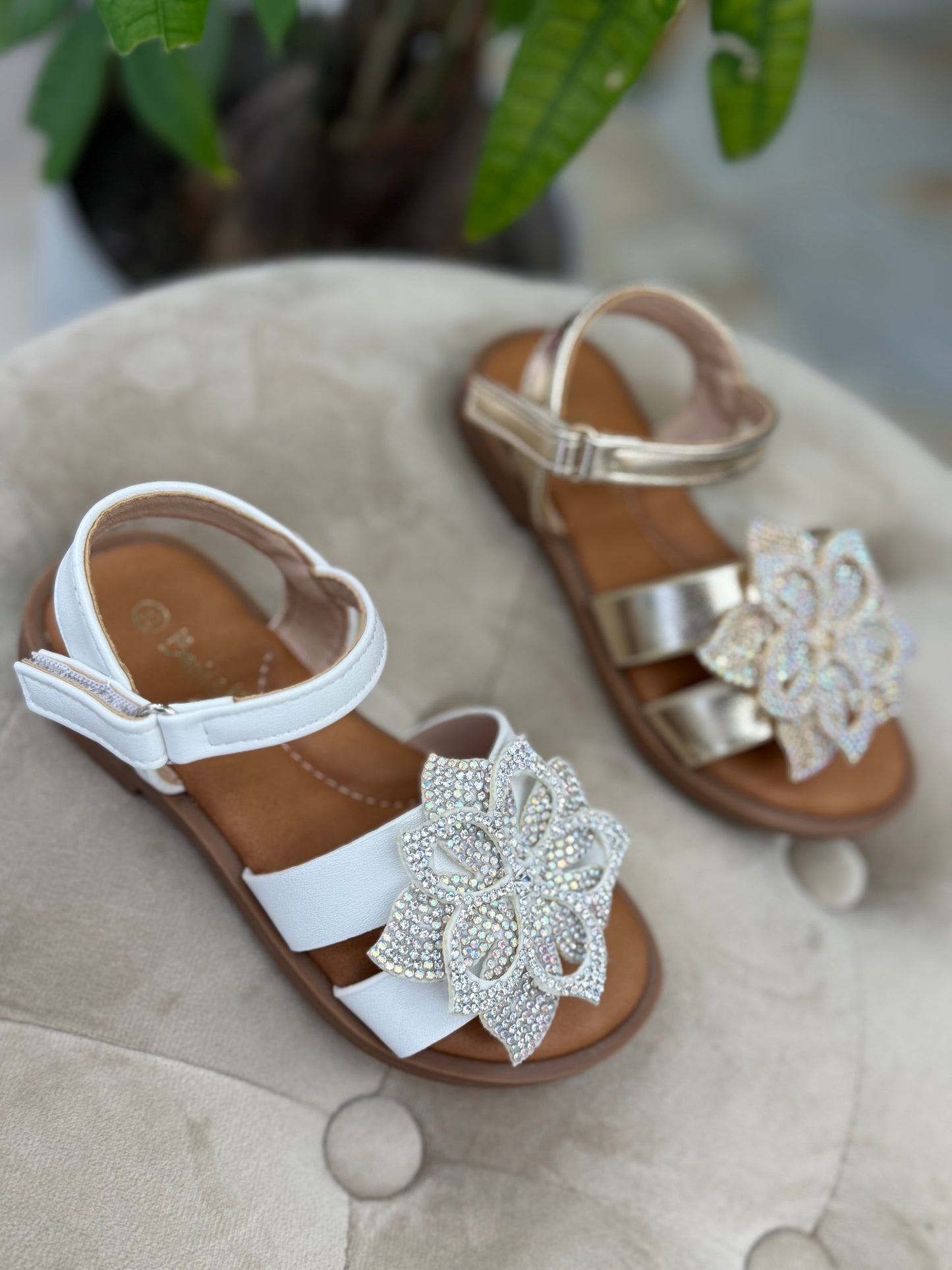 Sandali Flower Glitt