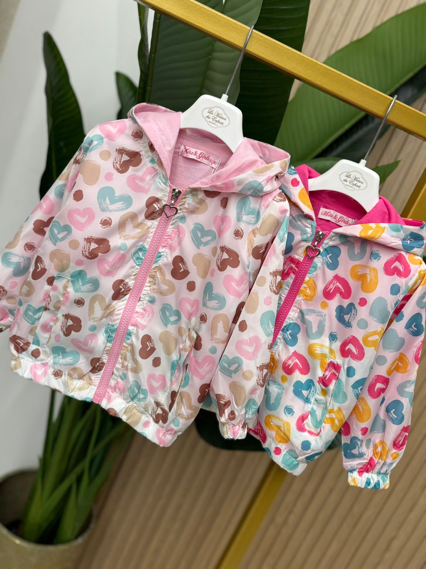 Jacket anti vento cuore