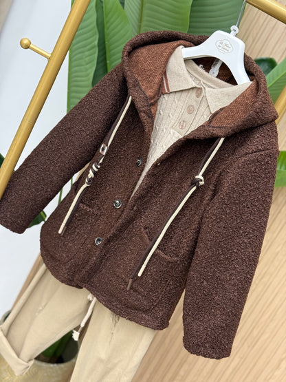 Cappotto Teddy Brown