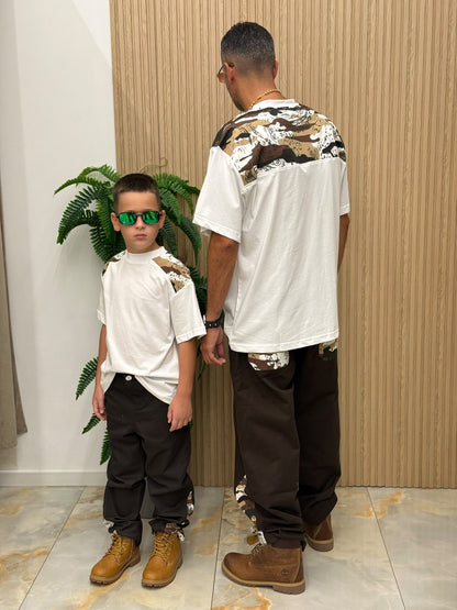 Coordinato #Reset 2.0 brown figlio