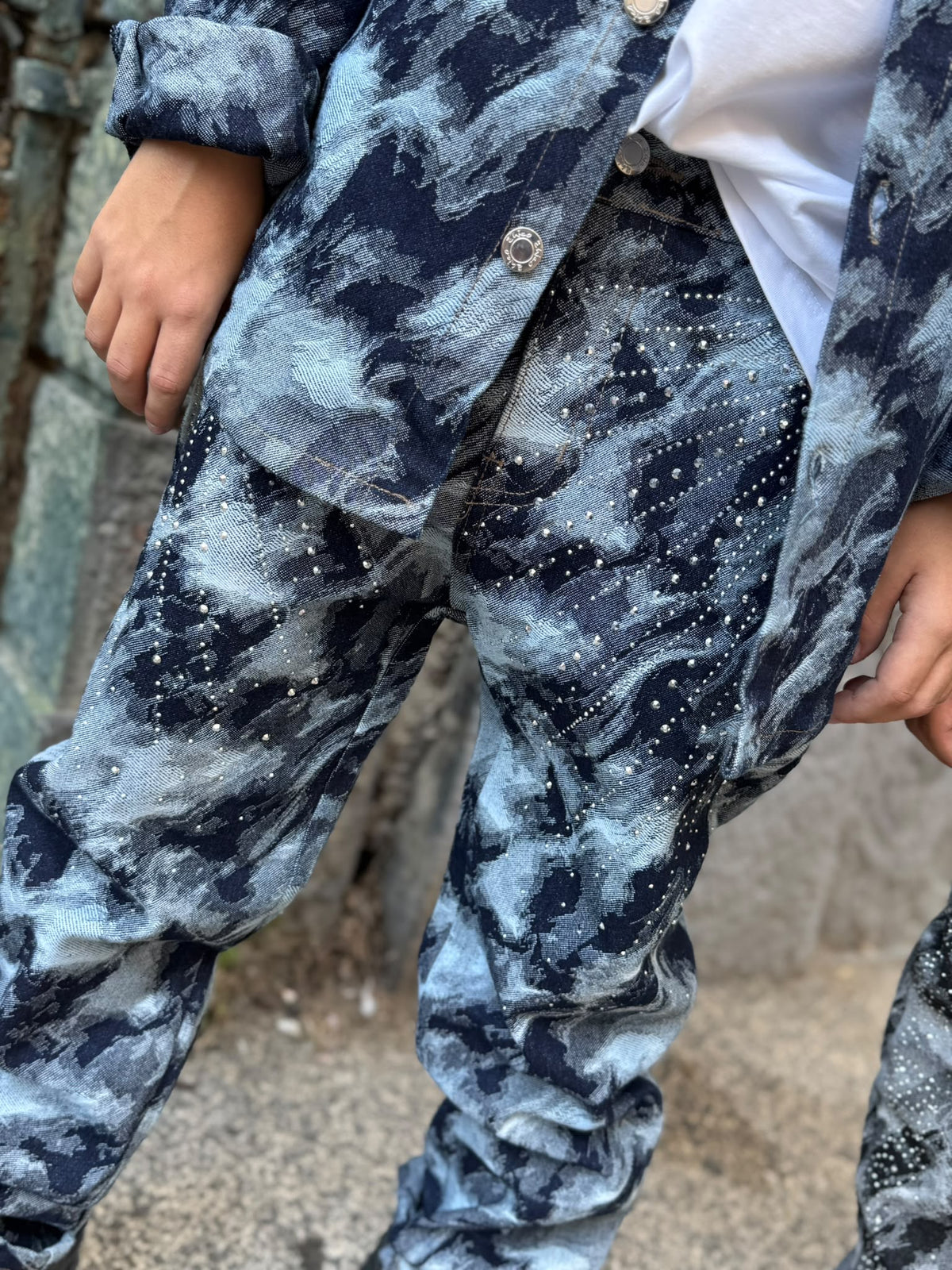 Coordinato in denim Streetwear