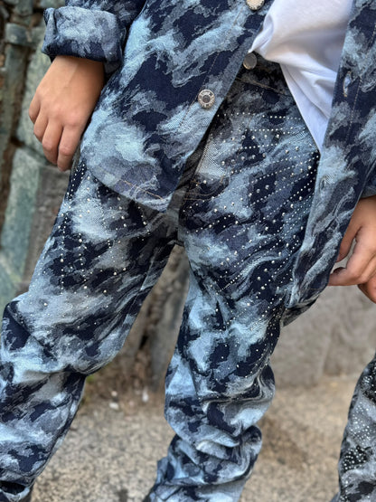 Coordinato in denim Streetwear