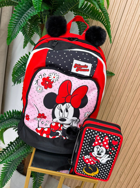 Zaino Minnie Red black pois