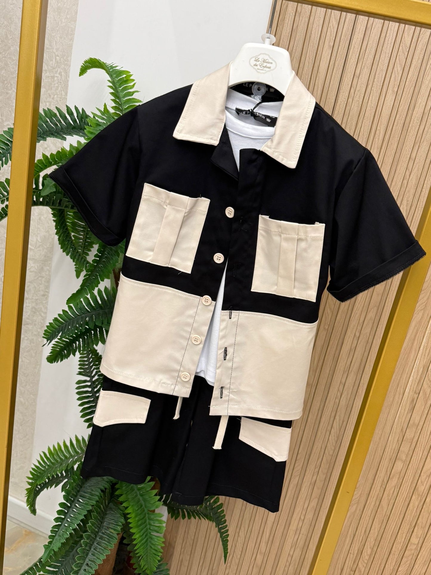 Coordinato bobs noir