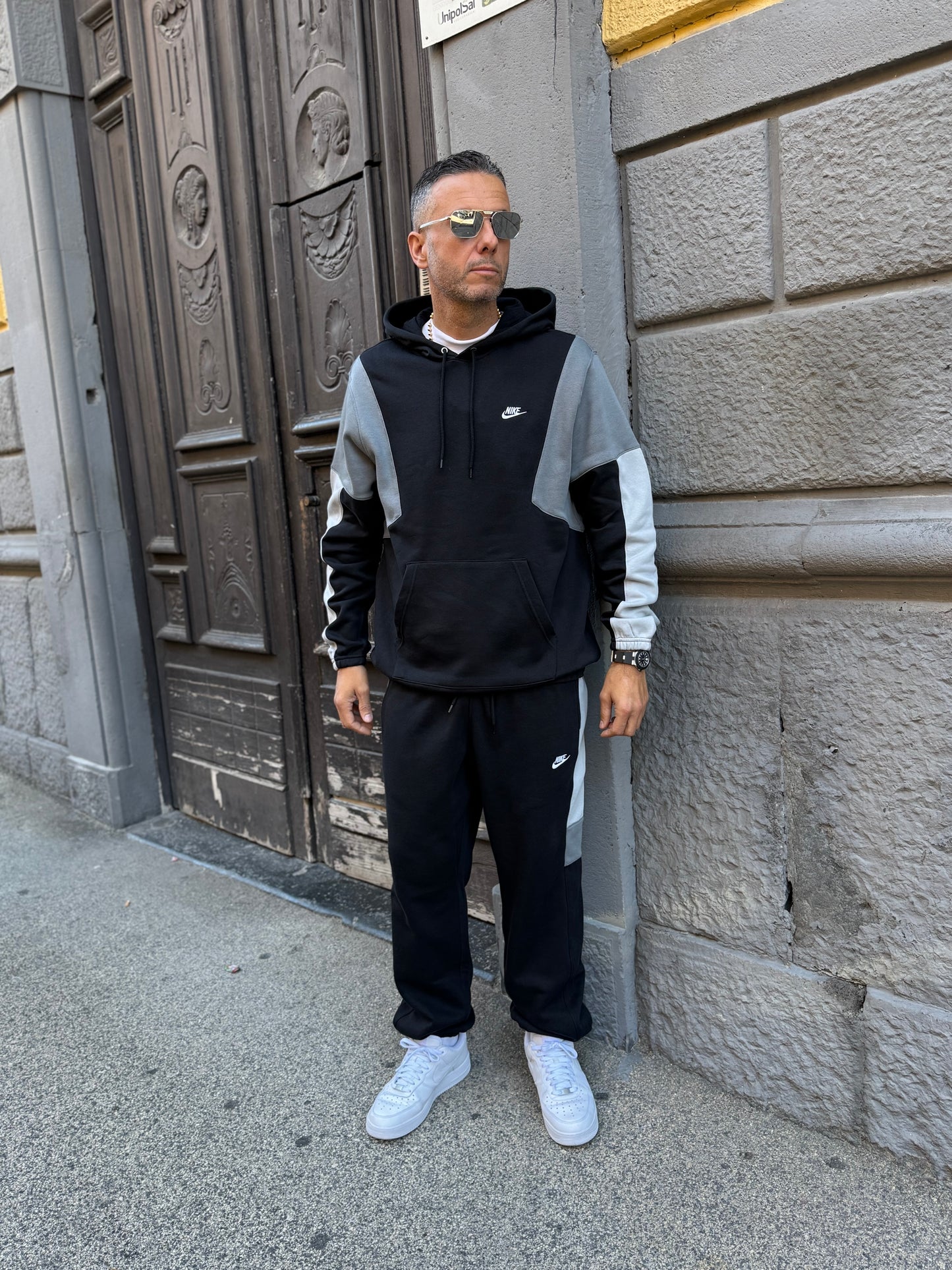 Tuta completa Nike Gray Black