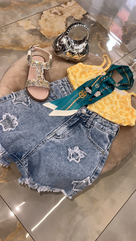 Shorts Leopard stella