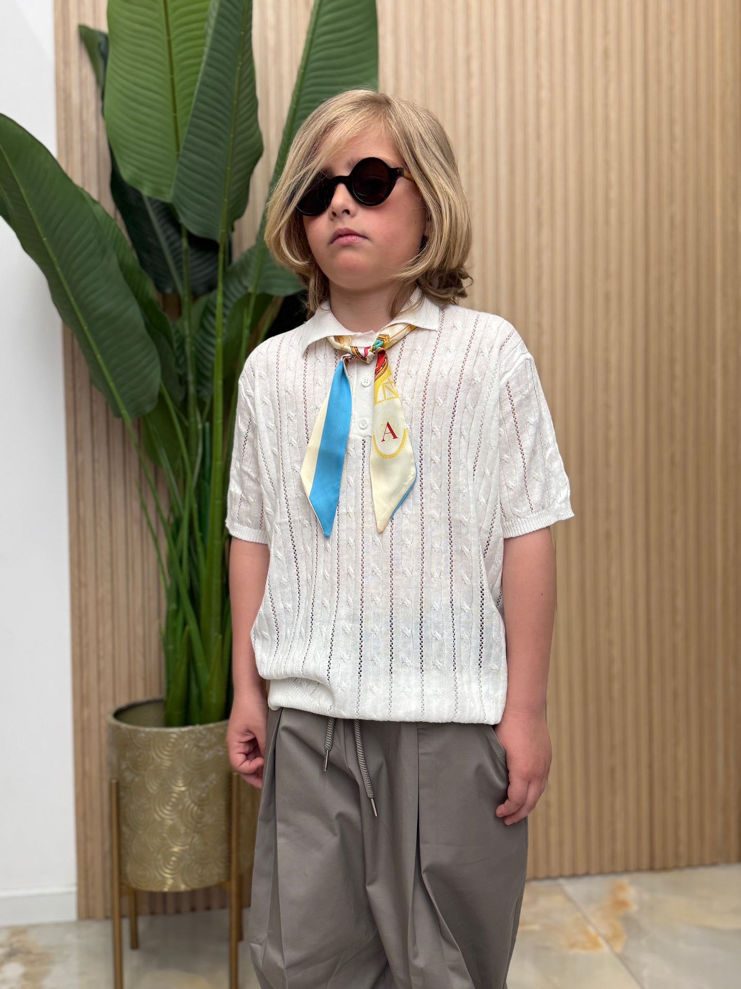 Polo in filo Blond