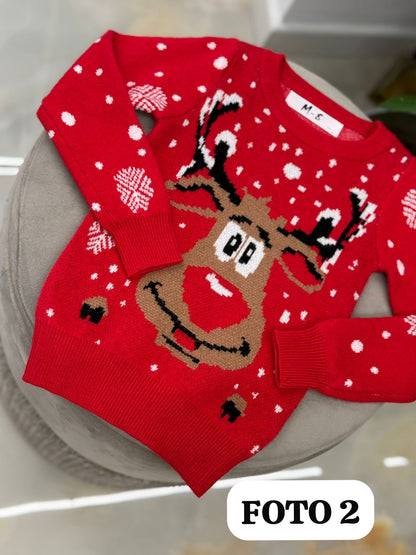 Maglioncino Renna Red