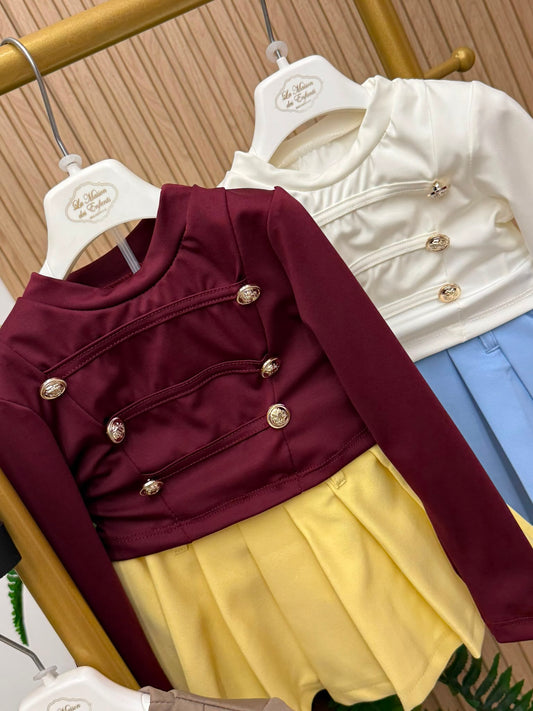Maglia Clio crop ming