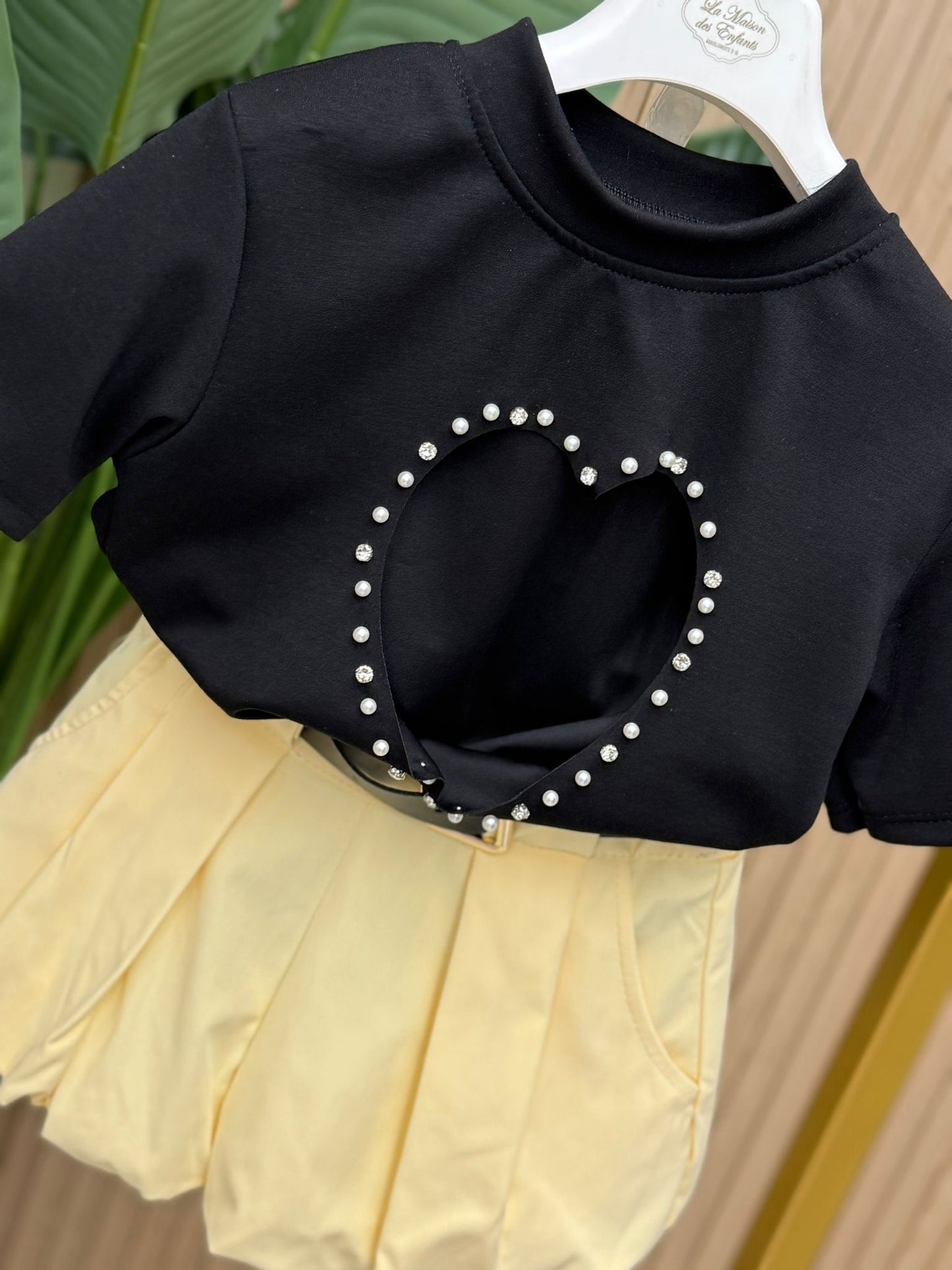 Maglia Sun Heart Noir