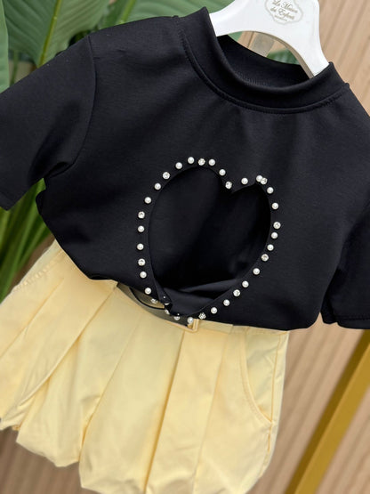 Maglia Sun Heart Noir