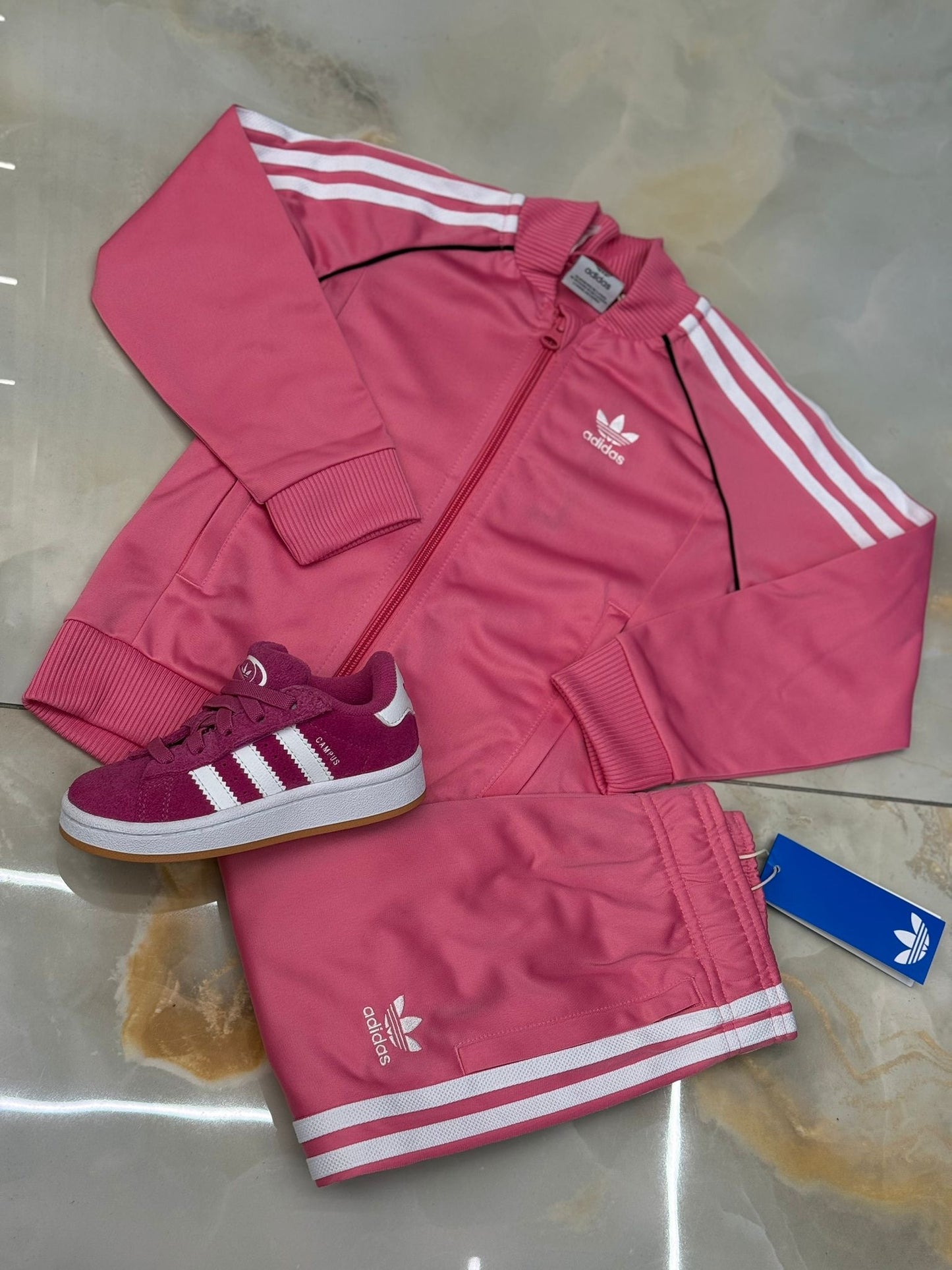 Tuta Adidas girls pink