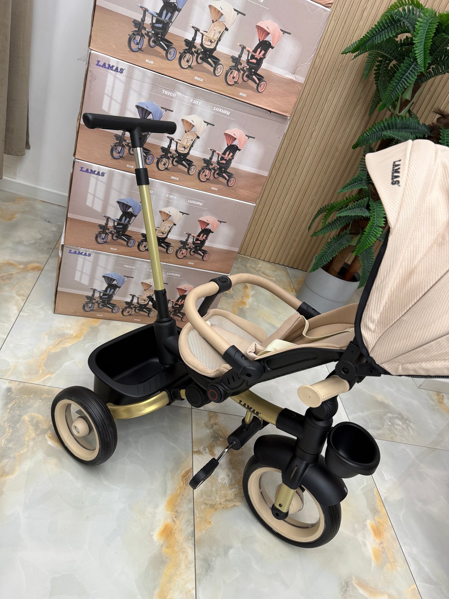 Triciclo Passeggino Luxury