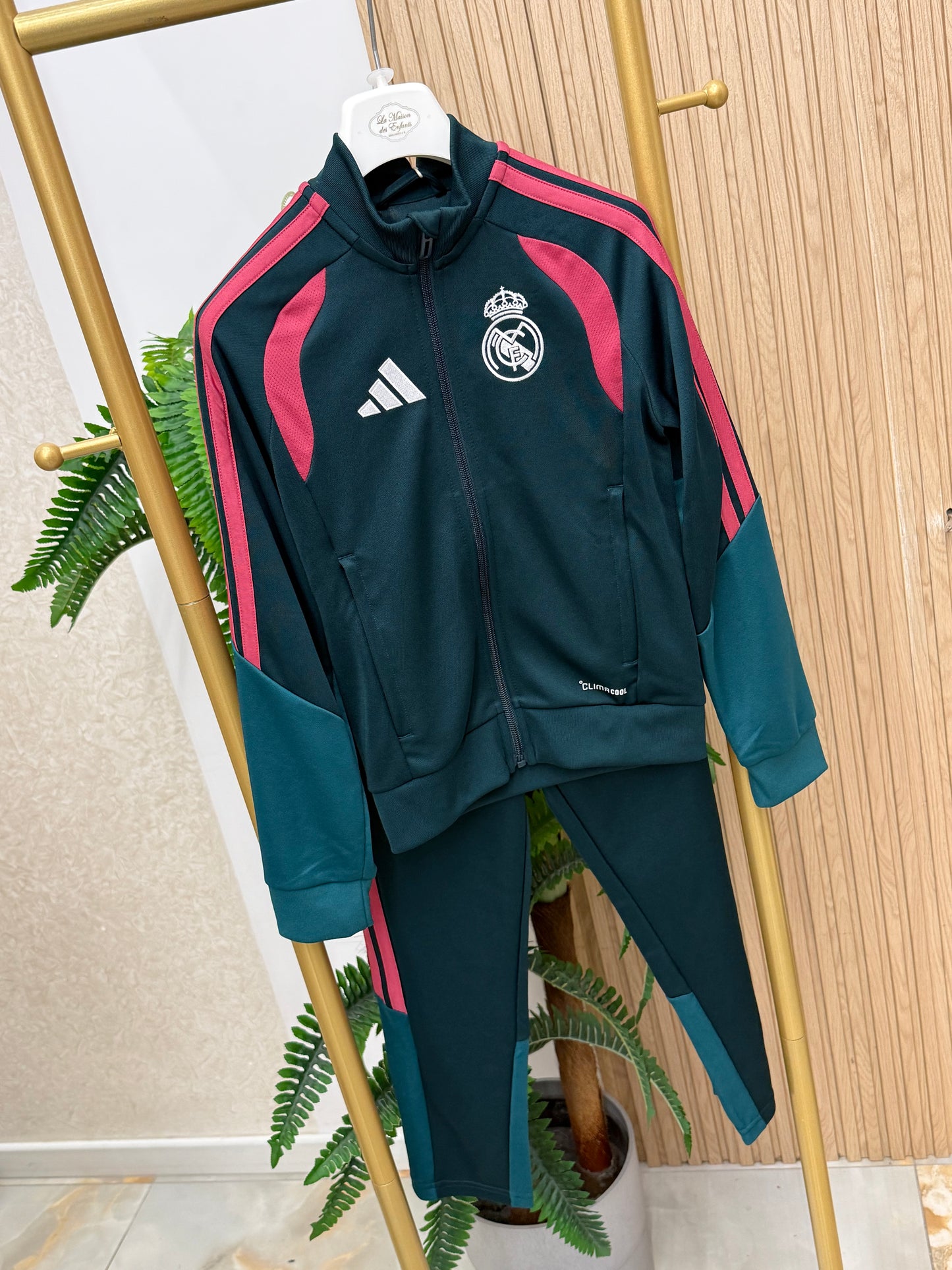 Tuta Real Madrid Green Figlio