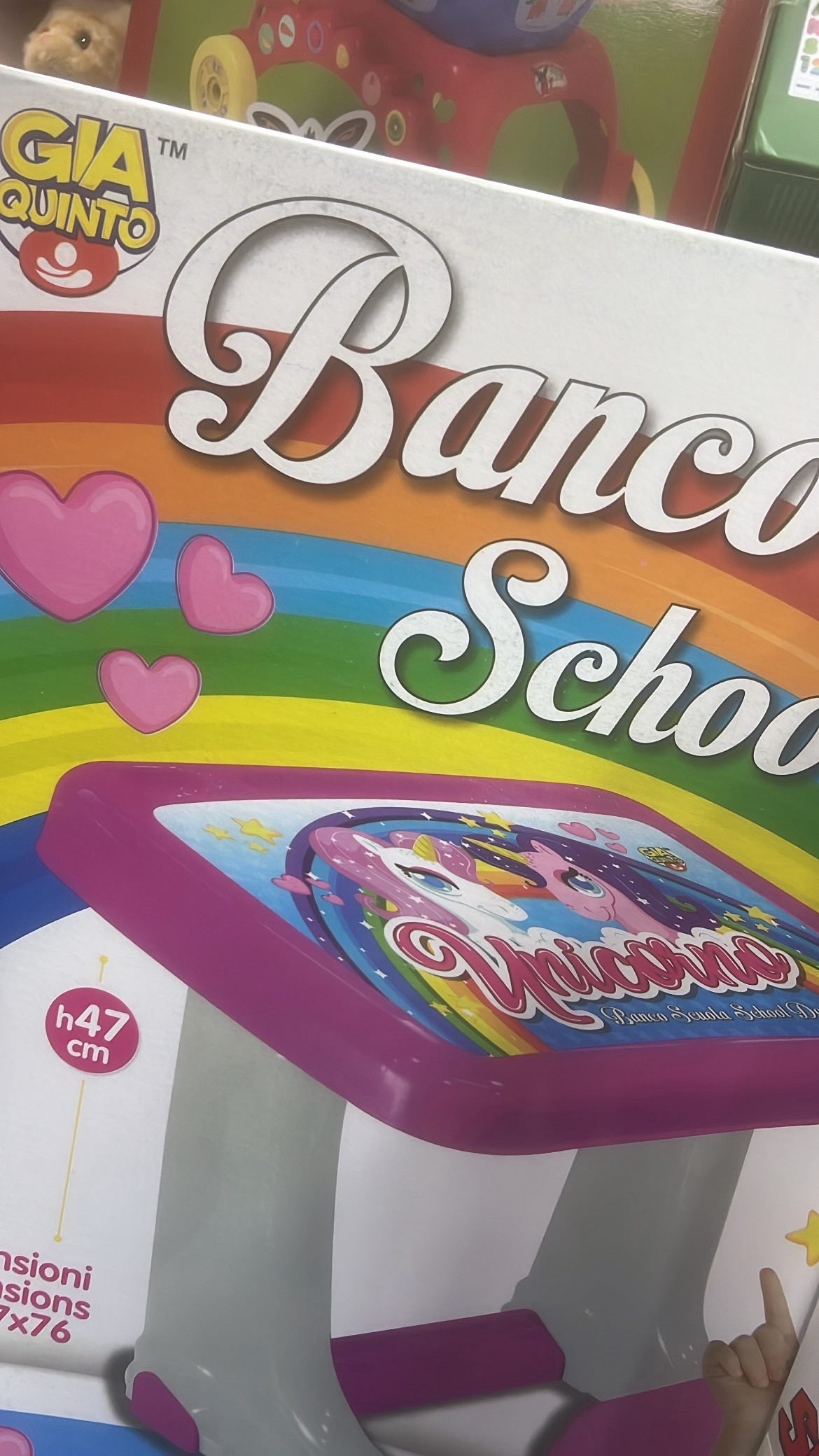 Banco scuola personaggi