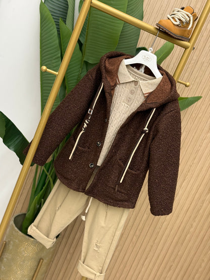 Cappotto Teddy Brown