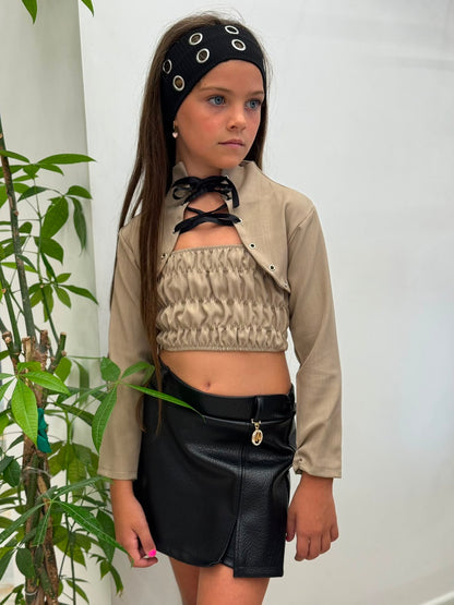 Maglia crop Milena