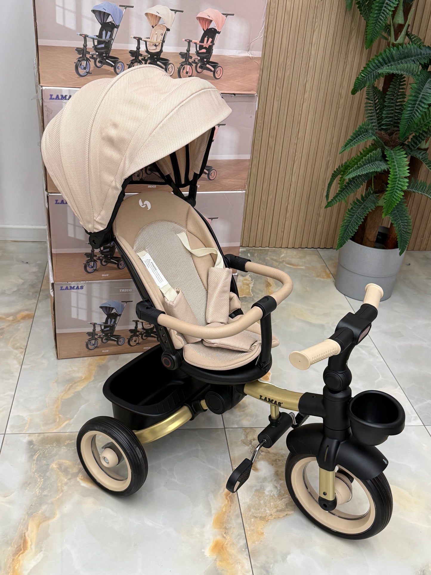 Triciclo Passeggino Luxury