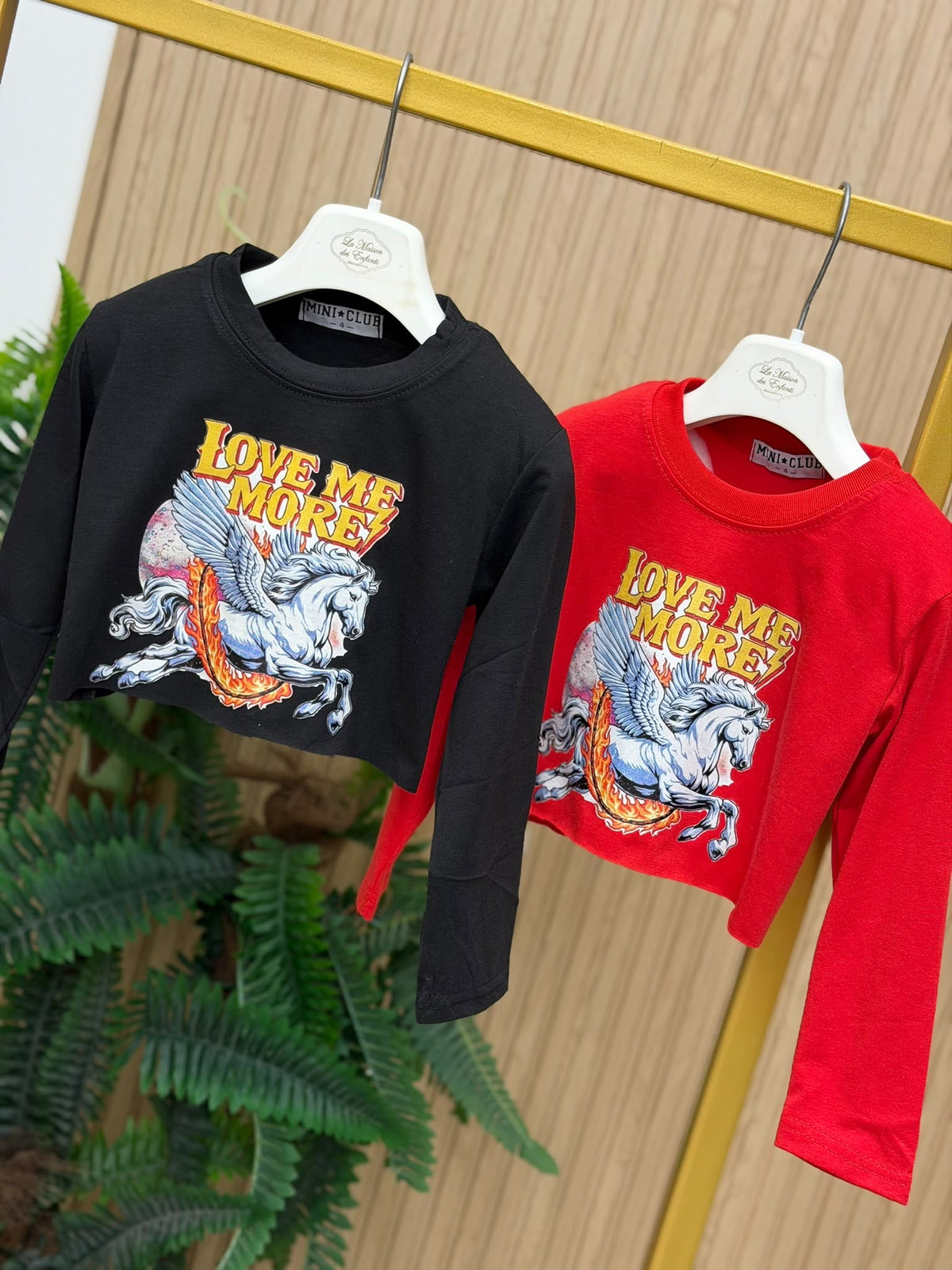 Maglia crop horse