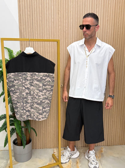 Camicia smanicata Militare