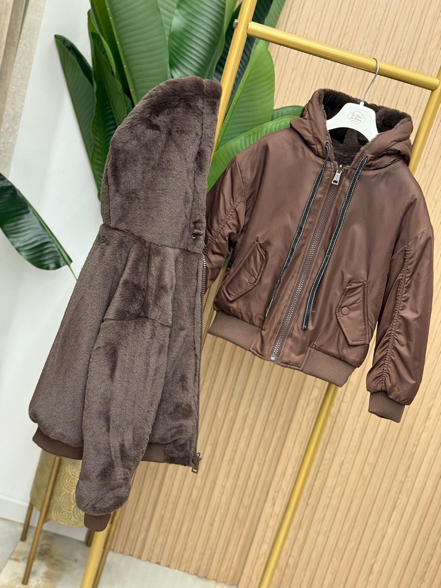 Jacket Reversible chocolate