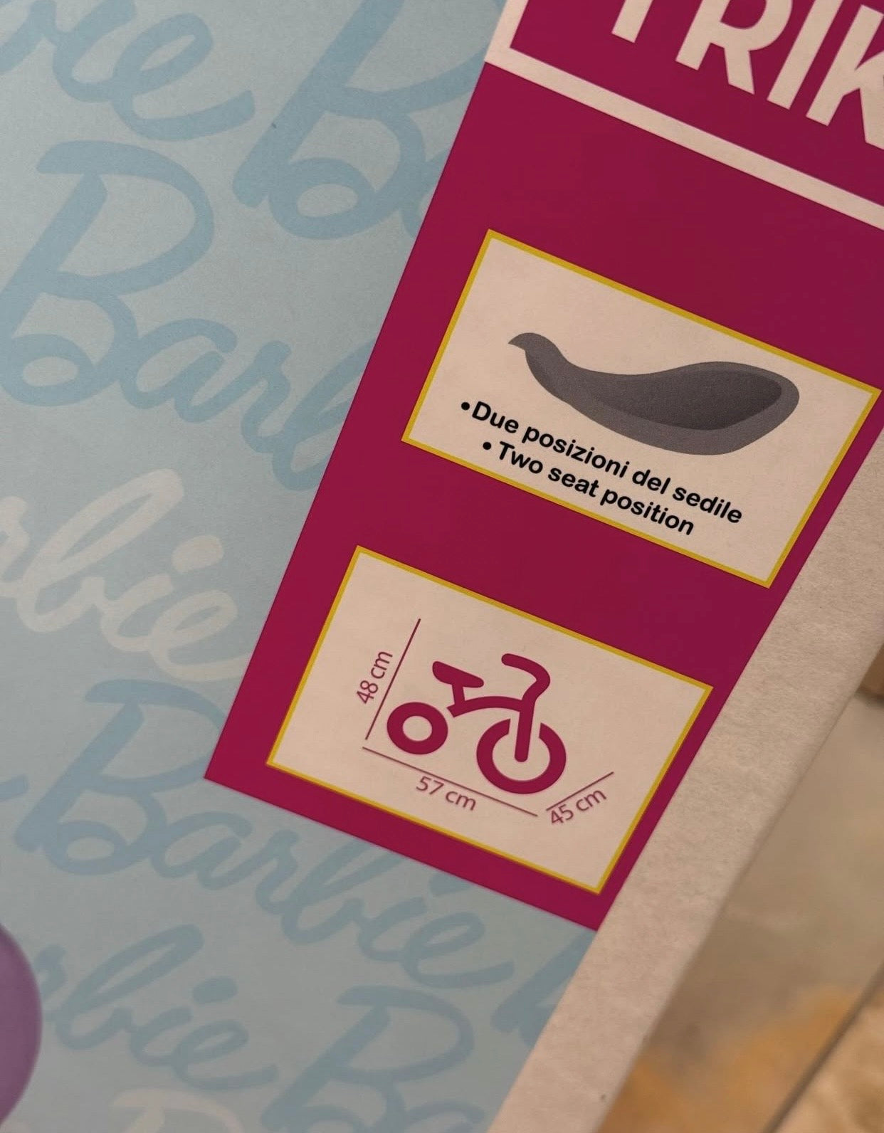Bici Triciclo Barbie