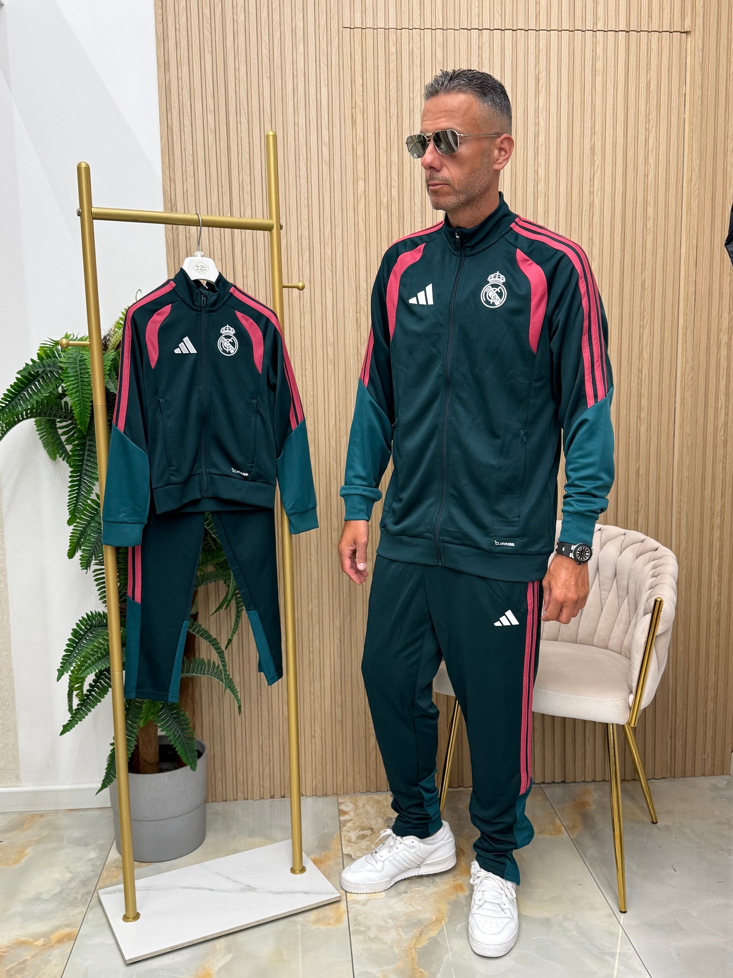 Tuta Real Madrid Green Figlio