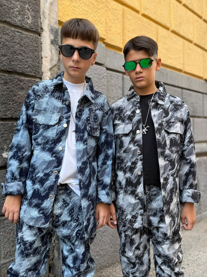 Coordinato in denim Streetwear