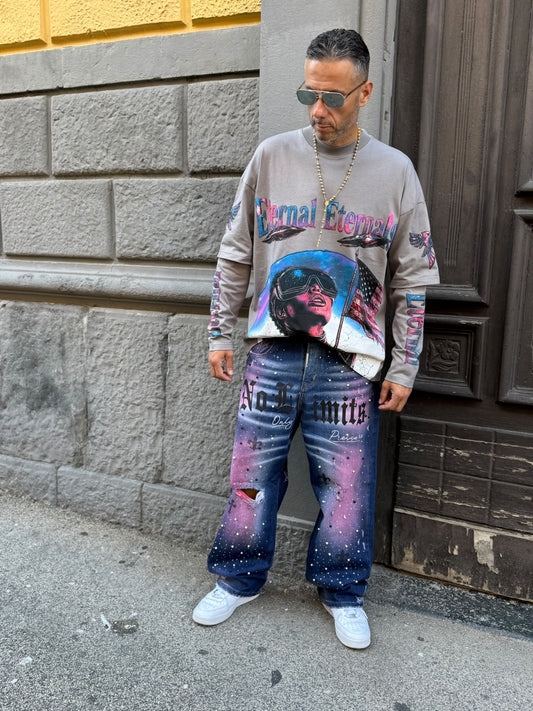 Jeans Sleeves Cianotic