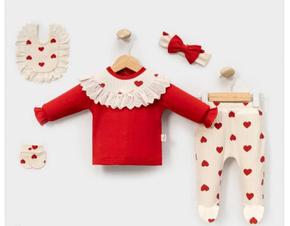 Coordinato Red Cuore